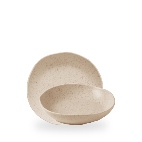 Stonecast Nutmeg Cream Natural Organic Deep Bowl 8 1/2" Box of 6 (3-5 Working Days Delivery)