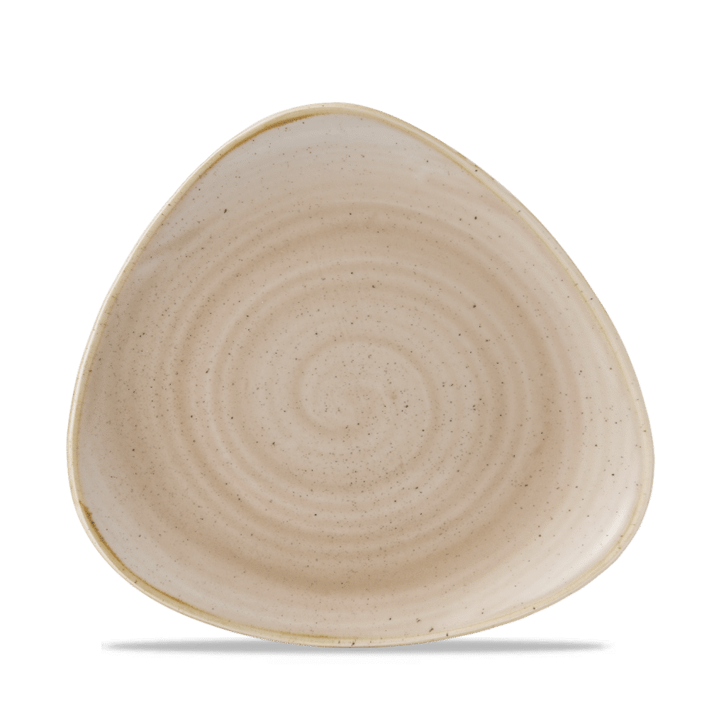 Stonecast Nutmeg Cream Lotus Plate 8" Box 12