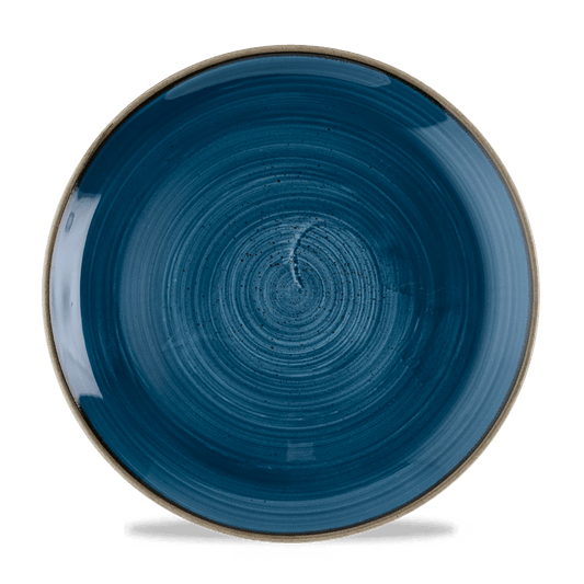 Stonecast Java Blue Evolve Coupe Plate 11.25" Box of 12 (3-5 Working Days Delivery)