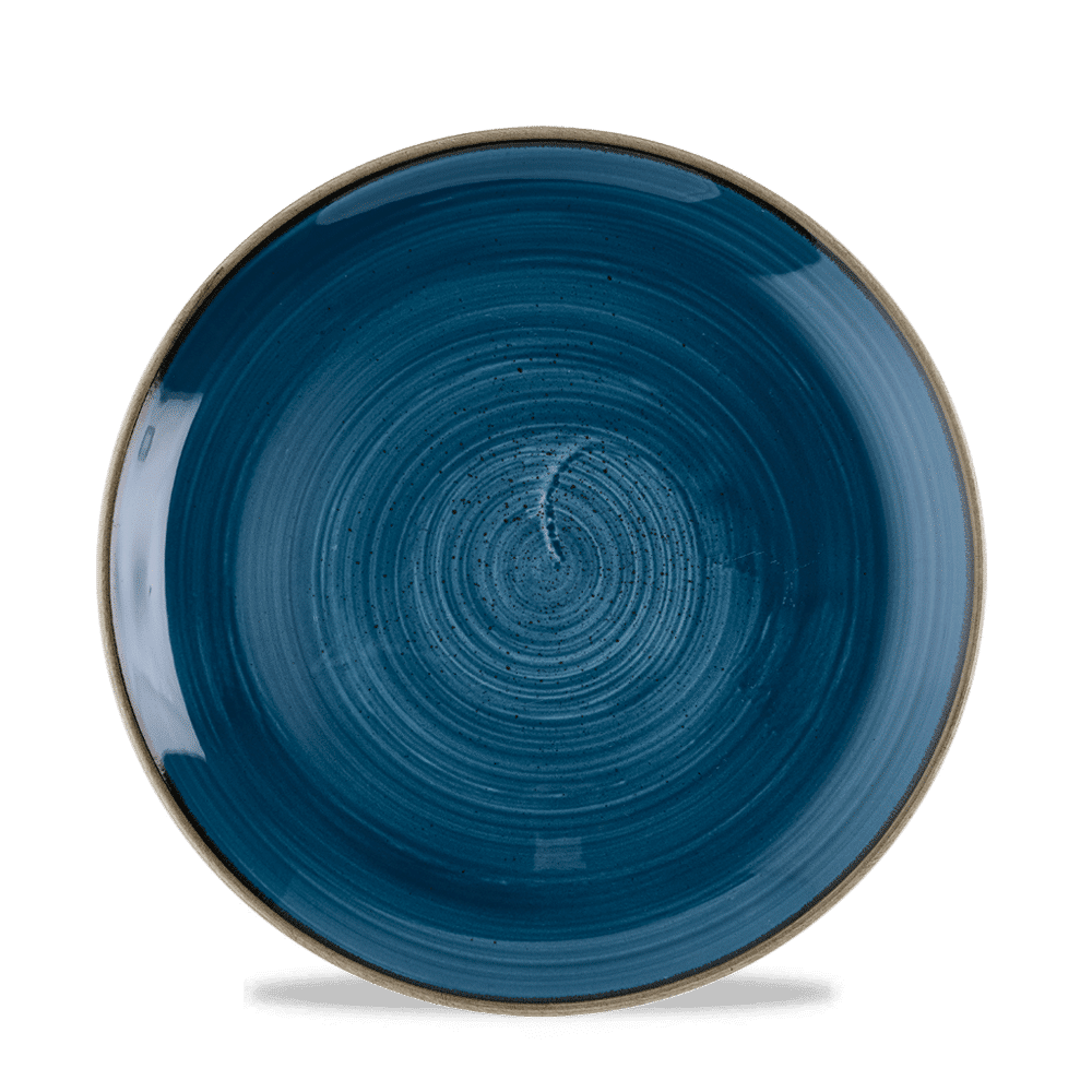 Stonecast Java Blue Evolve Coupe Plate 8.67" Box 12