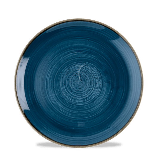 Stonecast Java Blue Evolve Coupe Plate 8.67" Box of 12 (3-5 Working Days Delivery)