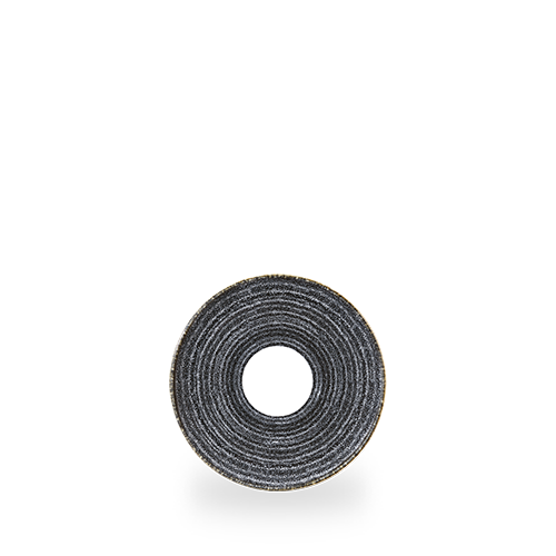 Studio Prints Charcoal Black  Cappuccino Saucer 6.25" Box 12