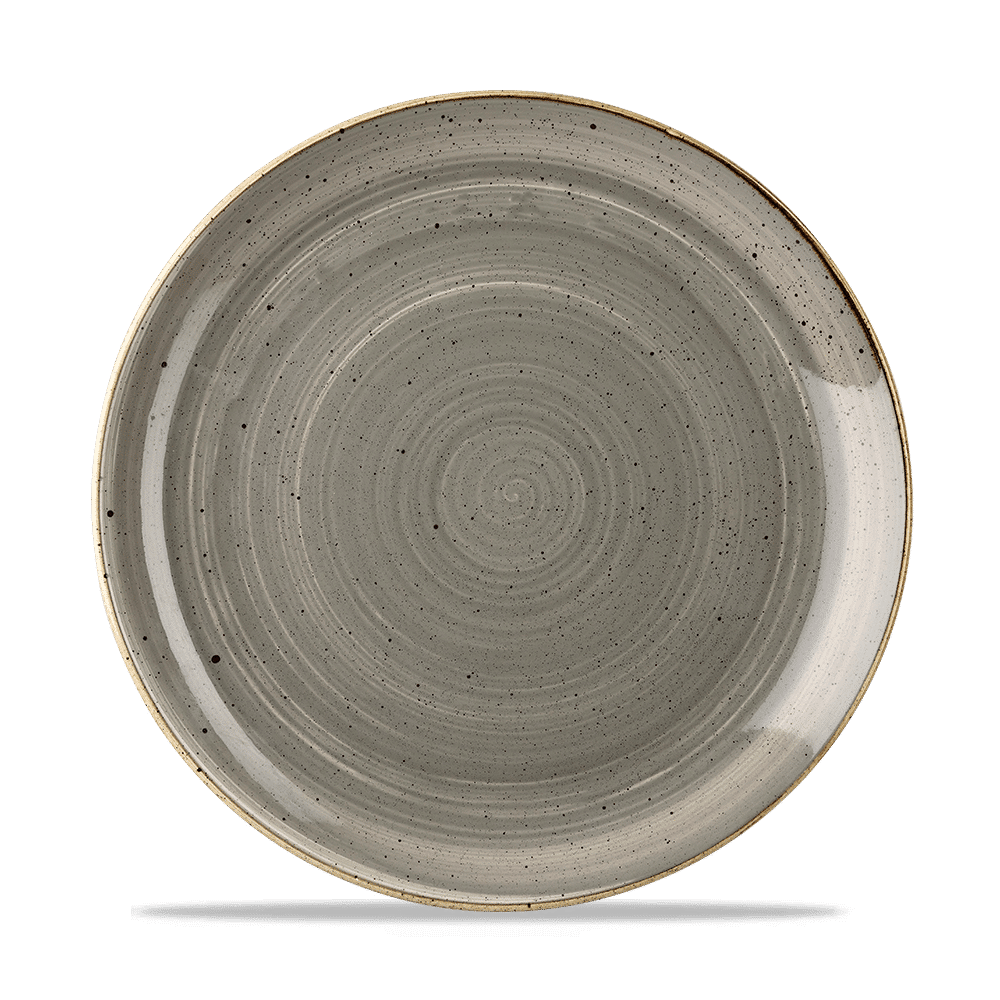 Stonecast Grey Evolve Coupe Plate 26Cm Box 12