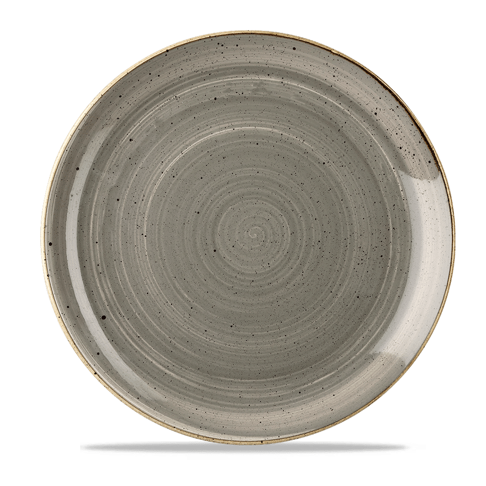 Stonecast Grey Evolve Coupe Plate 28.8Cm Box 12