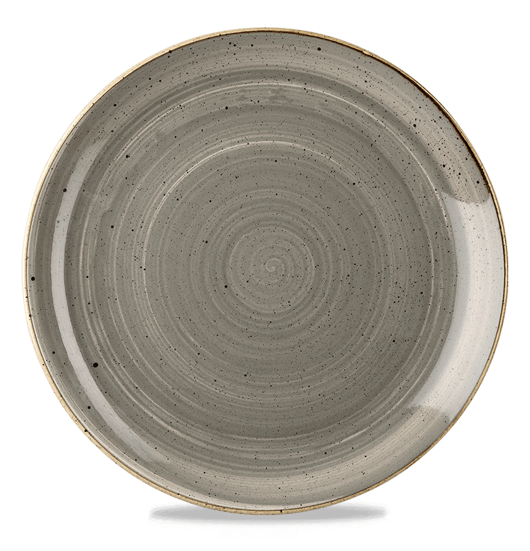 Stonecast Grey Coupe Evolve Plate  Box 6