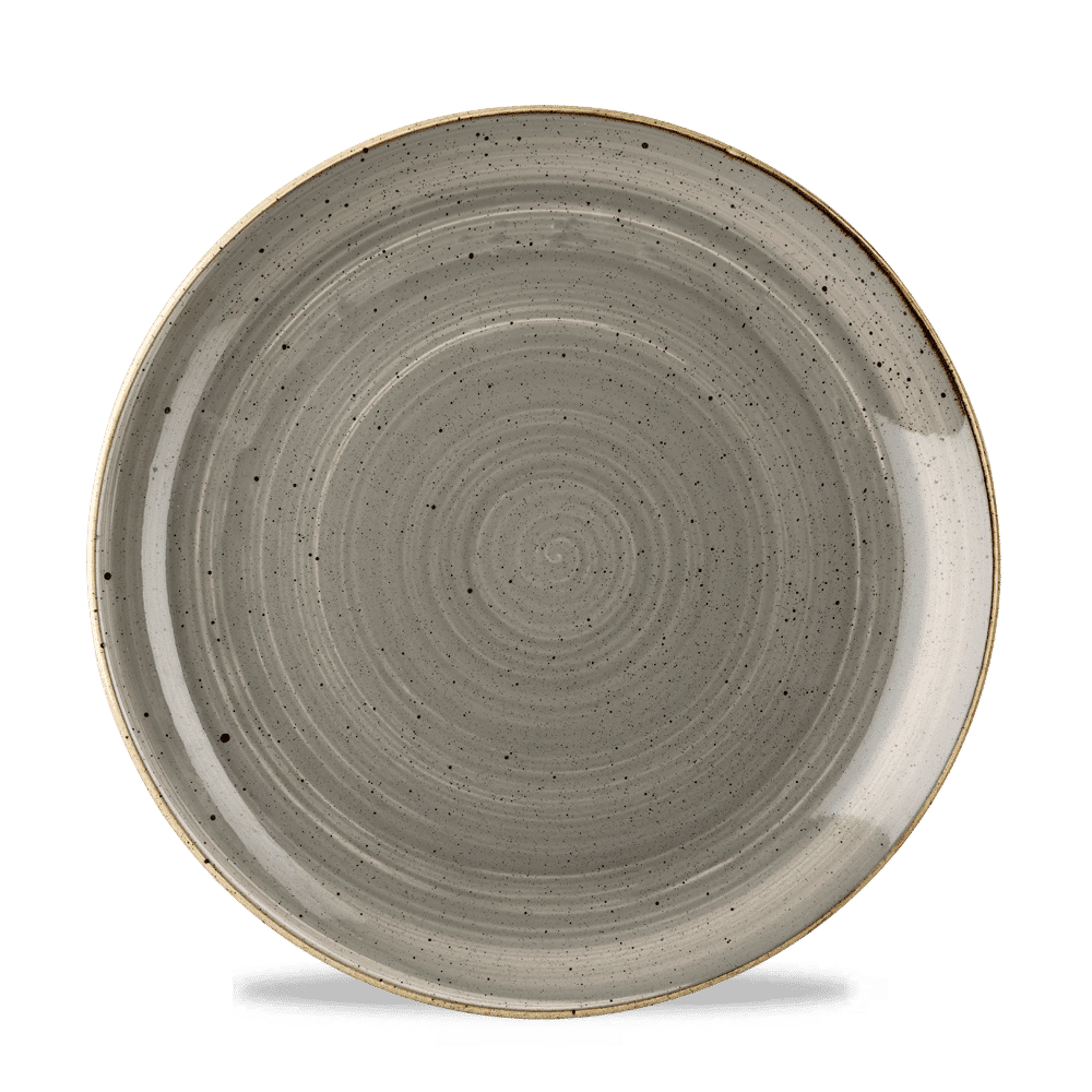 Stonecast Grey Evolve Coupe Plate 10 5/8" Box 12