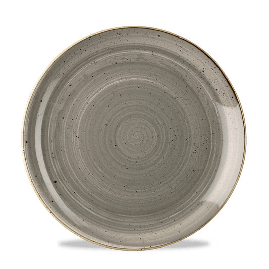 Stonecast Grey Evolve Coupe Plate 10 5/8" Box of 12 (3-5 Working Days Delivery)