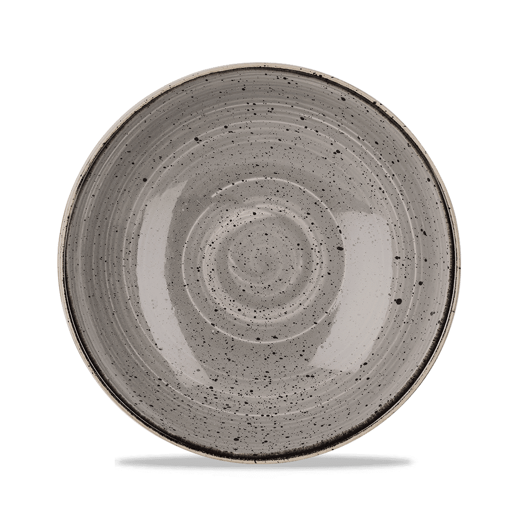 Stonecast Grey Evolve Coupe Bowl 24.8Cm Box 12