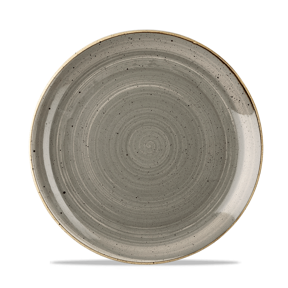 Stonecast Grey Evolve Coupe Plate 21.7Cm Box 12