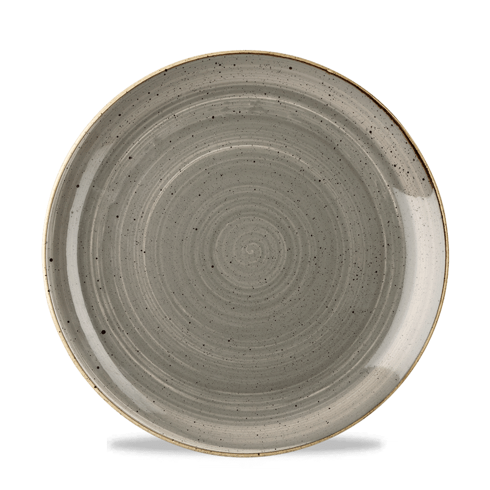 Stonecast Grey Evolve Coupe Plate 9" Box 12