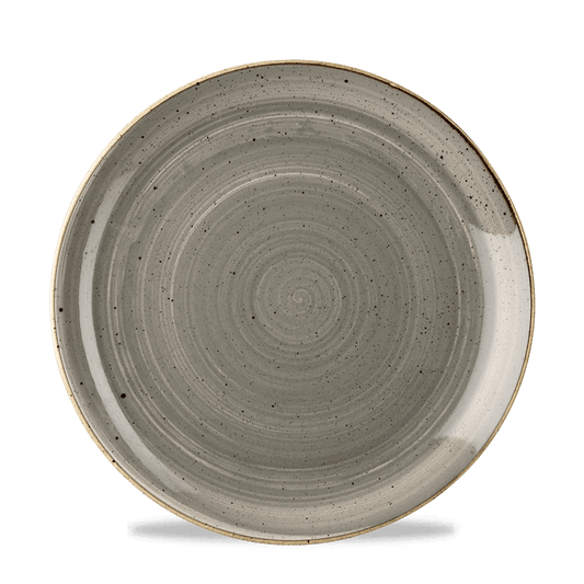 Stonecast Grey Evolve Coupe Plate 9" Box of 12 (3-5 Working Days Delivery)
