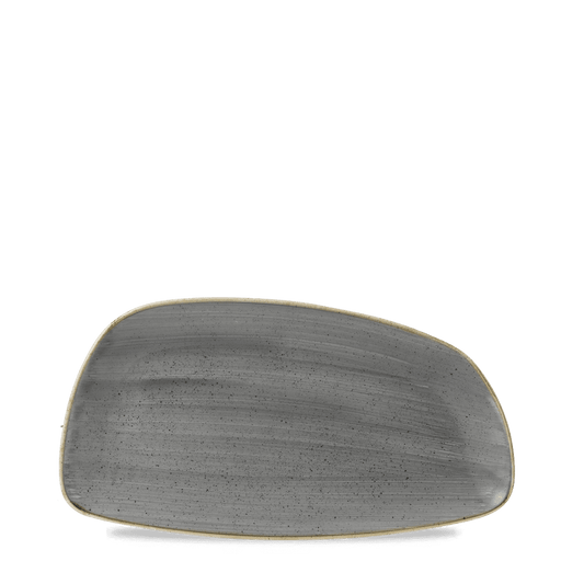 Stonecast Grey Chefs Geo Plate 11 3/4X6 1/8" Box of 12 (3-5 Working Days Delivery)