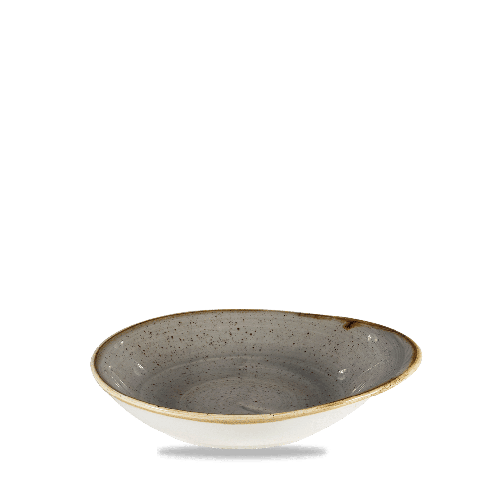 Stonecast Grey Round Dish 7 2/8X6.5" Box 12