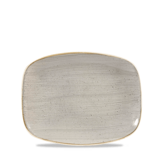Stonecast Grey Chefs Oblong Plate 10.3"X8" Box of 12 (3-5 Working Days Delivery)
