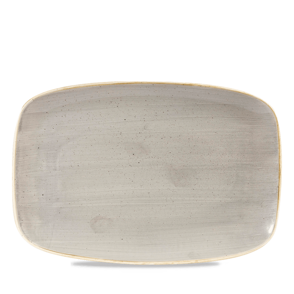Stonecast Grey Oblong Chefs Plate 12 X 7 4/5" Box 6