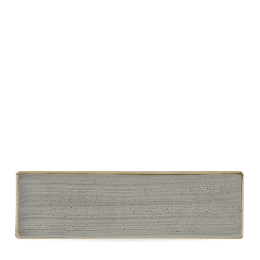 Stonecast Grey Oblong Plate 30X9Cm Box of 6 (3-5 Working Days Delivery)