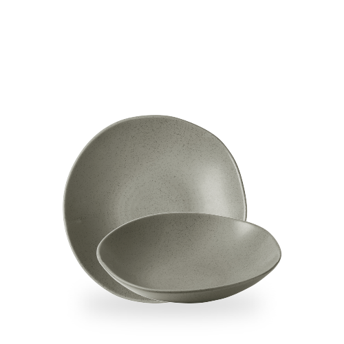 Stonecast Grey Natural Organic Coupe Bowl 8 5/8" Box 6