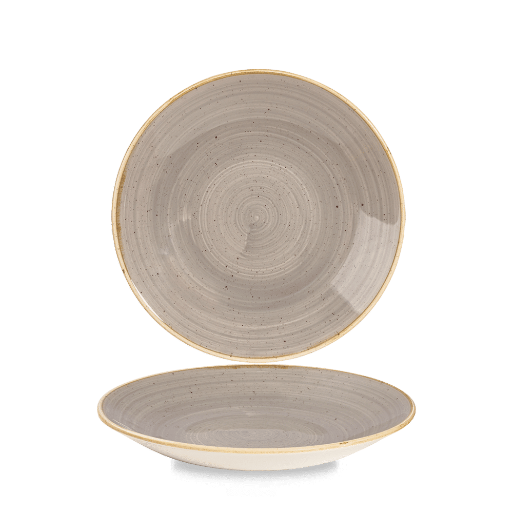 Stonecast Grey  Deep Coupe Plate 8 2/3" Box 12