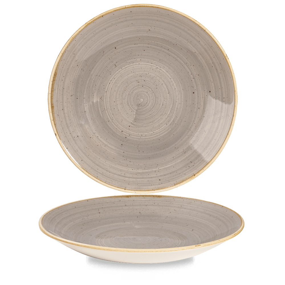 Stonecast Grey  Deep Coupe Plate 11" Box 12