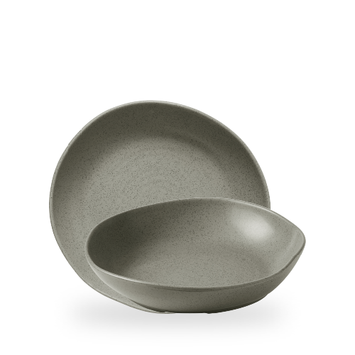 Stonecast Grey Natural Organic Deep Bowl 9 7/8" Box 6