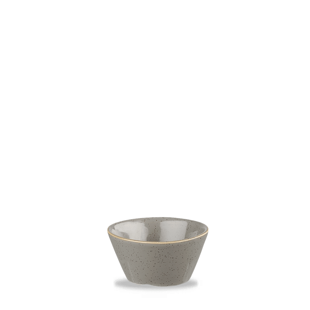 Stonecast Grey X Squared Sauce Dish 9Cl Box 12
