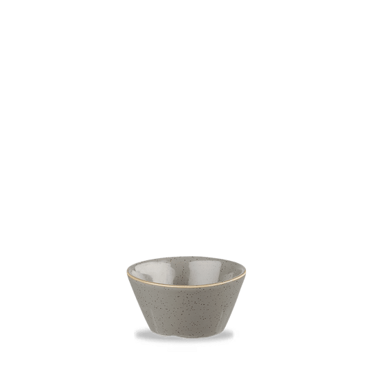 Stonecast Grey X Squared Sauce Dish 9Cl Box of 12 (3-5 Working Days Delivery)