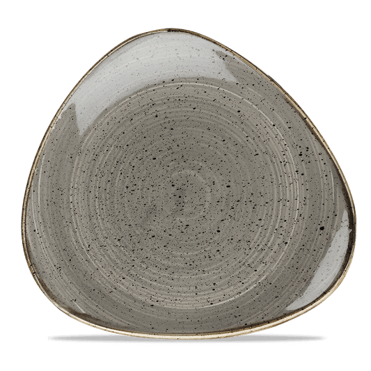 Stonecast Grey Lotus Plate Box of 12 (3-5 Working Days Delivery)