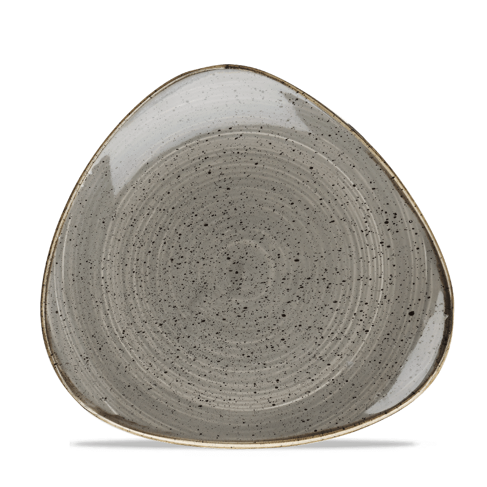 Stonecast Grey Lotus Plate  Box 12