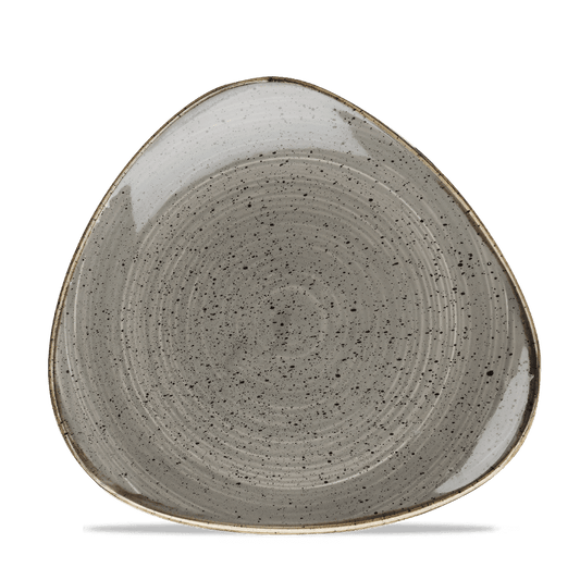 Stonecast Grey Lotus Plate Box of 12 (3-5 Working Days Delivery)