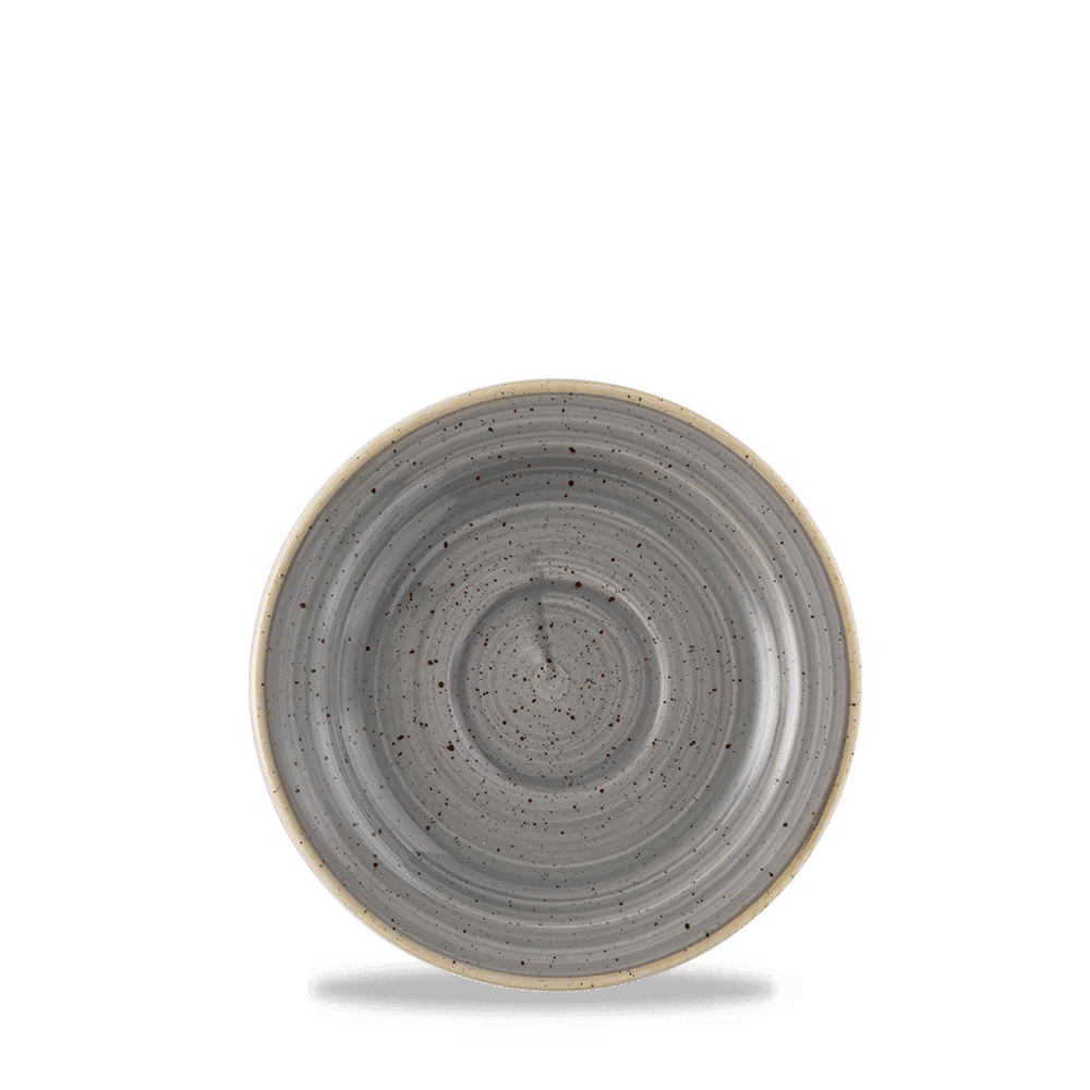 Stonecast Grey Profile Saucer 5 7/8" Box 12