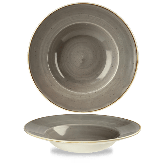 Stonecast Grey Profile Wide Rim Bowl Large 27.69Cm Box of 12 (3-5 Working Days Delivery)