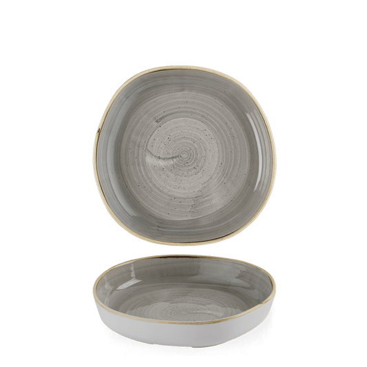 Stonecast Grey Organic Walled Bowl 7 7/8" Box of 6 (3-5 Working Days Delivery)