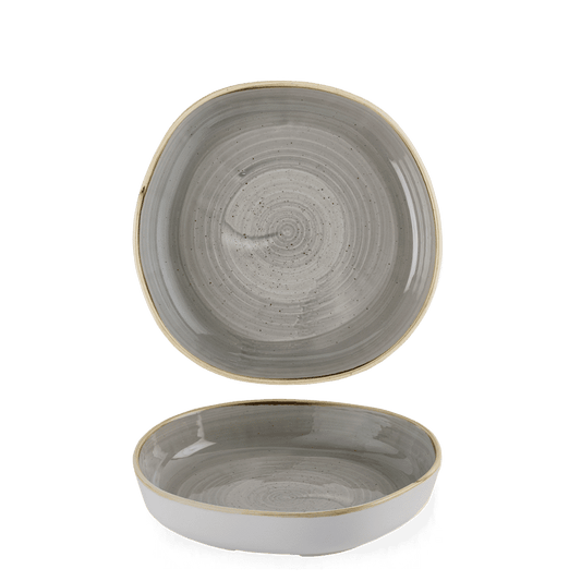 Stonecast Grey Organic Walled Bowl 9 1/4" Box of 6 (3-5 Working Days Delivery)