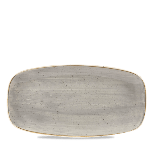 Stonecast Grey Chefs Oblong Plate 11 3/4X6" Box of 12 (3-5 Working Days Delivery)