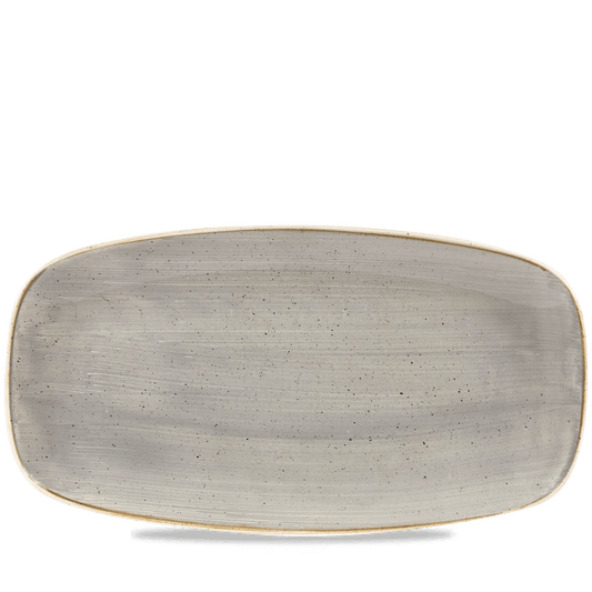 Stonecast Grey Chefs Oblong Plate 13 7/8X7 3/8" Box of 6 (3-5 Working Days Delivery)