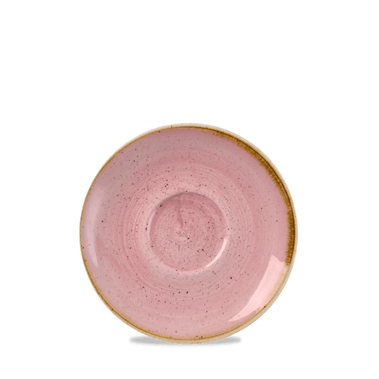 Stonecast Petal Pink Cappuccino Saucer 6.25" Box of 12 (3-5 Working Days Delivery)