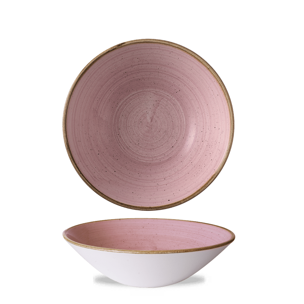Stonecast Petal Pink Evolve Deep Coupe Bowl 8 2/3" Box 6