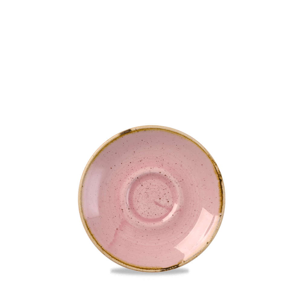 Stonecast Petal Pink  Espresso Saucer 4.5" Box 12