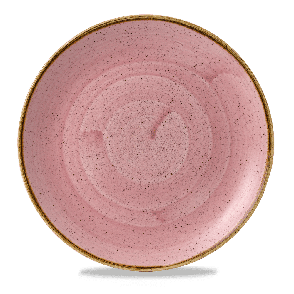 Stonecast Petal Pink Evolve Coupe Plate 10.25" Box 12