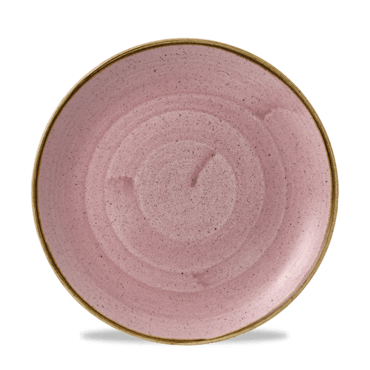 Stonecast Petal Pink Evolve Coupe Plate 9" Box of 12 (3-5 Working Days Delivery)