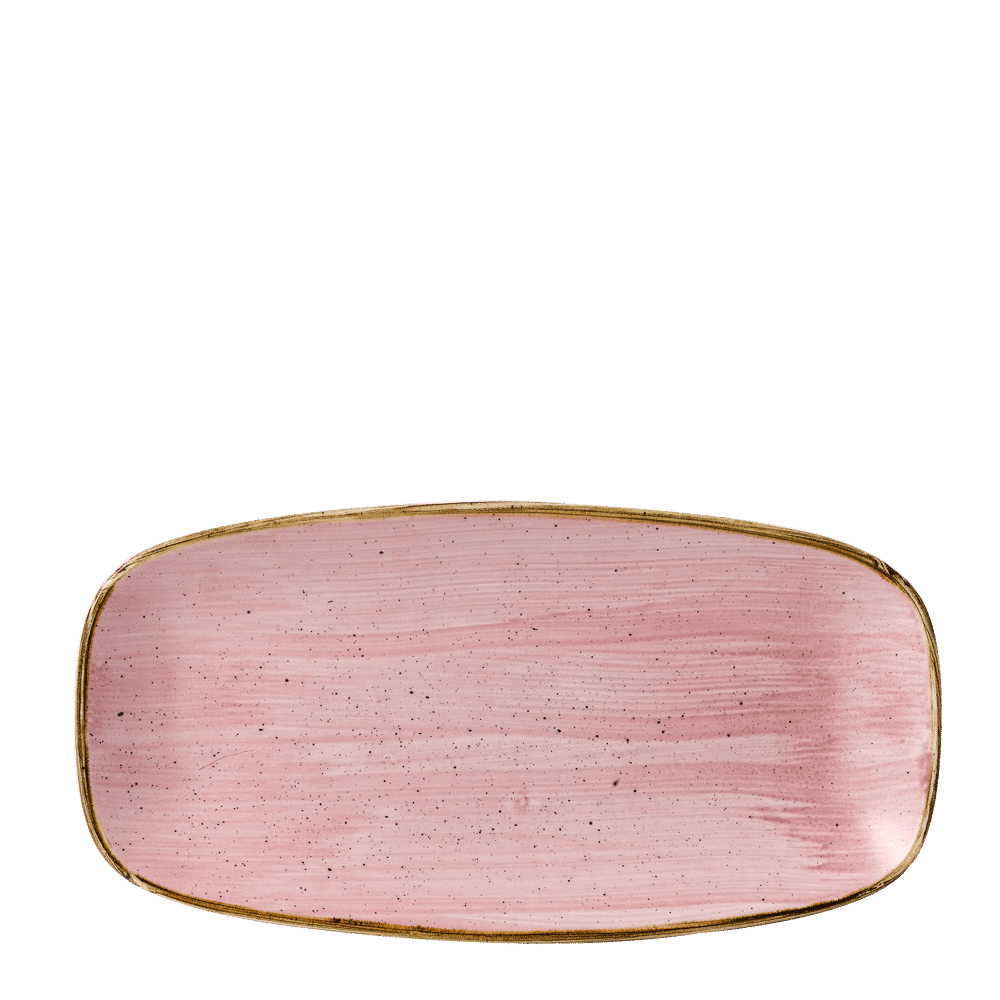 Stonecast Petal Pink  Chefs Oblong Plate 11 3/4X6" Box 12