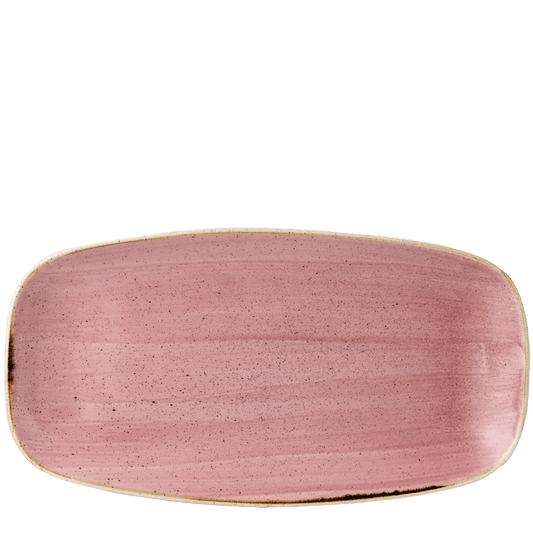 Stonecast Petal Pink Chefs Oblong Plate 13 7/8X7 3/8" Box of 6 (3-5 Working Days Delivery)