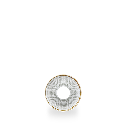 Studio Prints Stone Grey  Espresso Saucer 4.5" Box 12