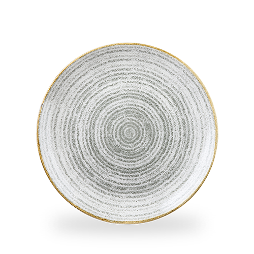 Studio Prints Stone Grey Evolve Coupe Plate 11.25" Box of 12 (3-5 Working Days Delivery)