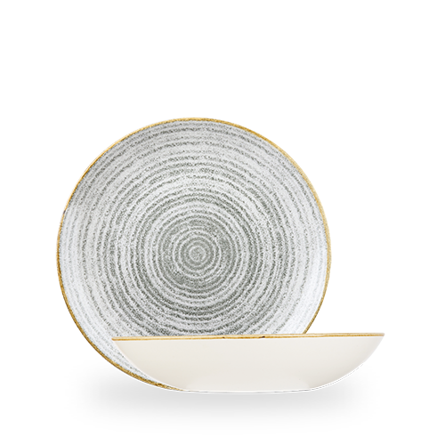 Studio Prints Stone Grey Evolve Coupe Bowl 9.75" Box of 12 (3-5 Working Days Delivery)