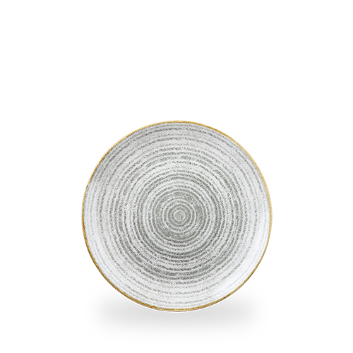 Studio Prints Stone Grey Evolve Coupe Plate 8.67" Box of 12 (3-5 Working Days Delivery)