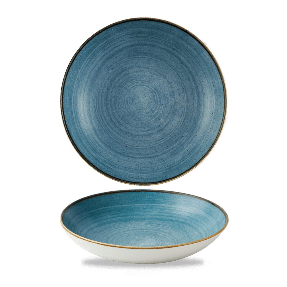 Stonecast Raw Teal  Coupe Bowl 7.25" Box 12