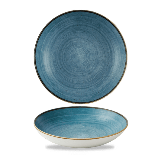 Stonecast Raw Teal Coupe Bowl 7.25" Box of 12 (3-5 Working Days Delivery)