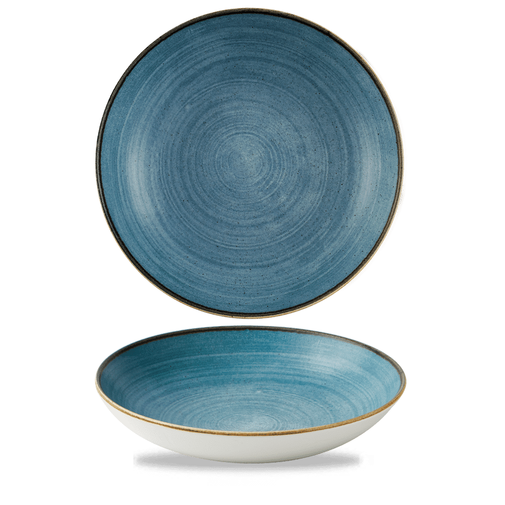 Stonecast Raw Teal Evolve Coupe Bowl 9.75" Box 12