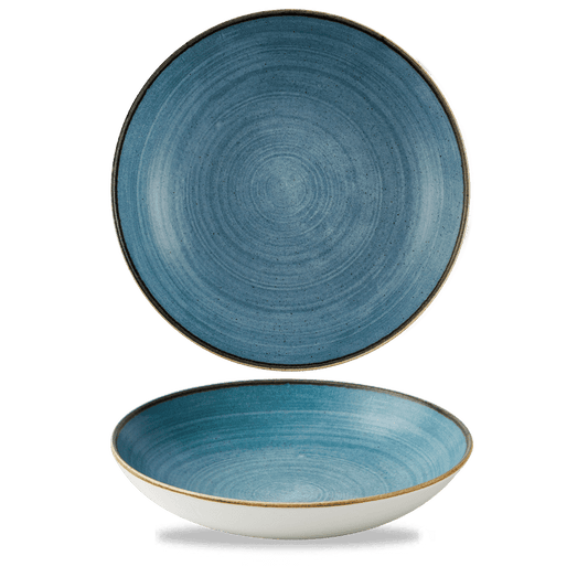 Stonecast Raw Teal Evolve Coupe Bowl 9.75" Box of 12 (3-5 Working Days Delivery)